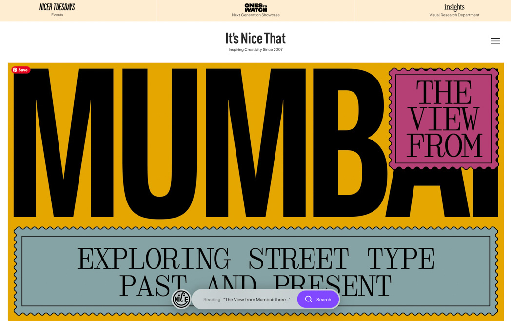 The View from Mumbai: three projects honouring and innovating with Indian street typography
